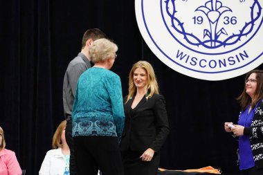  Wisconsin ABD - Wisconsin 'deki Marian Üniversitesi' nde mezuniyet kutlaması, tutkuları eyleme dönüştürme ve ilham verme amaçlı bir eğitim sunan özel bir Katolik Üniversitesi 'dir.