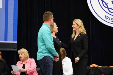  Wisconsin ABD - Wisconsin 'deki Marian Üniversitesi' nde mezuniyet kutlaması, tutkuları eyleme dönüştürme ve ilham verme amaçlı bir eğitim sunan özel bir Katolik Üniversitesi 'dir.