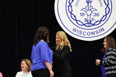  Wisconsin ABD - Wisconsin 'deki Marian Üniversitesi' nde mezuniyet kutlaması, tutkuları eyleme dönüştürme ve ilham verme amaçlı bir eğitim sunan özel bir Katolik Üniversitesi 'dir.