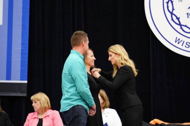  Wisconsin ABD - Wisconsin 'deki Marian Üniversitesi' nde mezuniyet kutlaması, tutkuları eyleme dönüştürme ve ilham verme amaçlı bir eğitim sunan özel bir Katolik Üniversitesi 'dir.