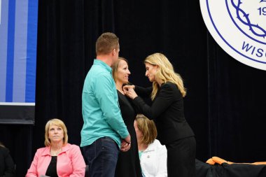  Wisconsin ABD - Wisconsin 'deki Marian Üniversitesi' nde mezuniyet kutlaması, tutkuları eyleme dönüştürme ve ilham verme amaçlı bir eğitim sunan özel bir Katolik Üniversitesi 'dir.