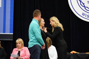  Wisconsin ABD - Wisconsin 'deki Marian Üniversitesi' nde mezuniyet kutlaması, tutkuları eyleme dönüştürme ve ilham verme amaçlı bir eğitim sunan özel bir Katolik Üniversitesi 'dir.