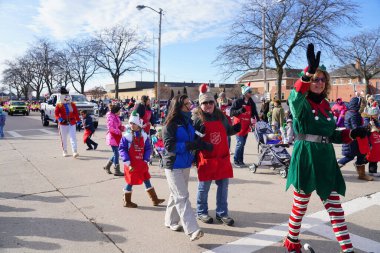 Green Bay, Wisconsin / ABD - 23 Kasım 2019: Green Bay, Wisconsin Community, Green Bay şehir merkezinin düzenlediği 36..