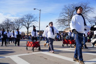 Green Bay, Wisconsin / ABD - 23 Kasım 2019: Green Bay, Wisconsin Community, Green Bay şehir merkezinin düzenlediği 36..