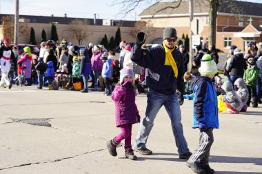 Green Bay, Wisconsin / ABD - 23 Kasım 2019: Green Bay, Wisconsin Community, Green Bay şehir merkezinin düzenlediği 36..