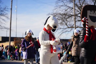 Green Bay, Wisconsin / ABD - 23 Kasım 2019: Green Bay, Wisconsin Community, Green Bay şehir merkezinin düzenlediği 36..