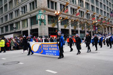 New York, Ny - 31 Aralık: New York 'un 13 Aralık' taki Manhattan geçit töreni 13 Aralık 'ta.