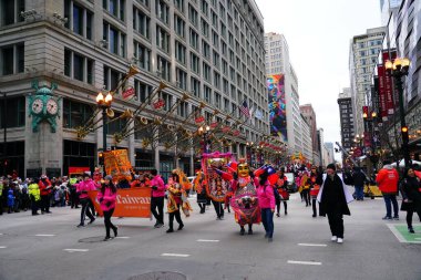 New York 'ta yılın geçit töreni.