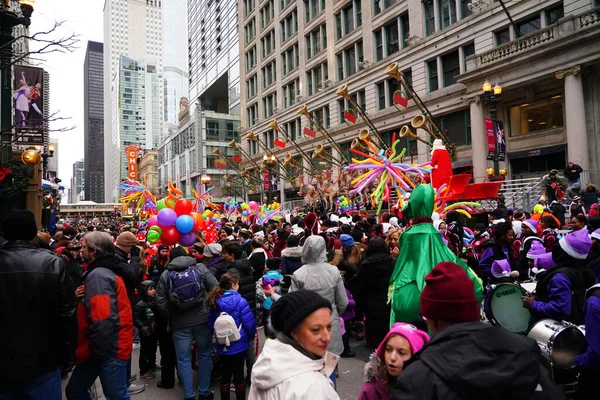 Chicago Illinois Usa November 2019 Oom Dan Chicago Thanksgiving Parade — Stockfoto