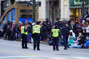 Boston, Massachusetts 'teki St. George caddesinde noel geçidi.