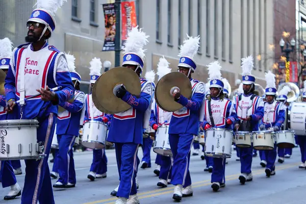 Чикаго Иллинойс Сша Ноября 2023 Года Марширующий Оркестр Аристократ Групп — стоковое фото