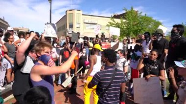 Washington DC - Ekim 16-2-0-1 9: Washington DC 'de protesto gösterileri.