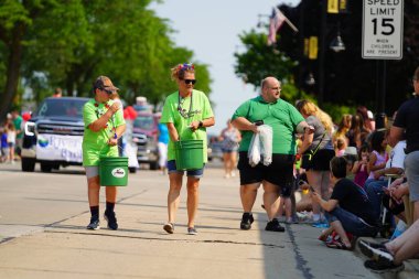 New Lisbon, Wisconsin USA - July 10th, 2021: Wa Du Shuda Days Festival parade. clipart