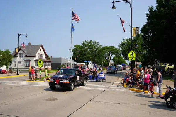 Stock image New Lisbon, Wisconsin USA - July 10th, 2021: Wa Du Shuda Days Festival parade.