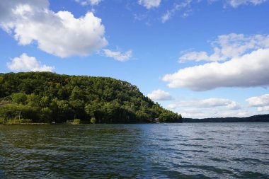 Baraboo, Wisconsin 'deki Devil' s Lake State doğa parkı.