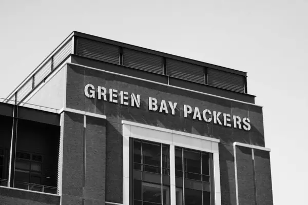 stock image Green Bay, Wisconsin / USA - March 7th, 2020: Green Bay Packers Lambeau Field stadium.