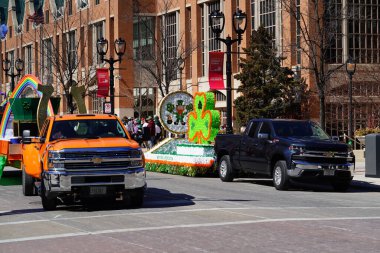 Denver, Colorado 'daki Noel geçit töreni..