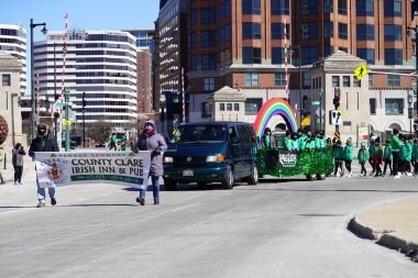 St. Patrick 'in Şikago şehir merkezindeki geçit töreni - 17 Mart, 2. 19