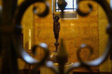 St. Paul, Minnesota ABD - 9 Ekim 2021: Saint Paul Katedrali.