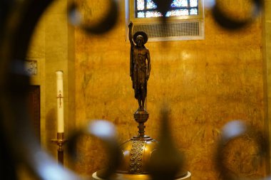 St. Paul, Minnesota ABD - 9 Ekim 2021: Saint Paul Katedrali.