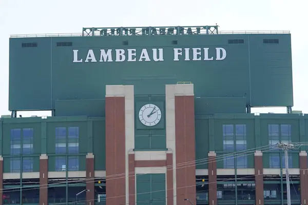 stock image Green Bay, Wisconsin USA - August 4th, 2024: NFL Green Bay Packers Lambeau Field building entrance.