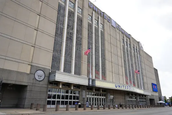 stock image Chicago, Illinois USA - August 16th, 2024: The DNC, the Democratic National Convention is being held at the United Center in Chicago, Illinois.