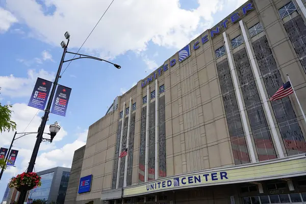 Chicago, Illinois ABD - 16 Ağustos 2024 DNC, Demokratik Ulusal Kongre Chicago, Illinois 'deki United Center' da düzenleniyor..