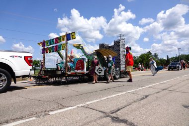 New York, ny - 6 Temmuz, 20 0 17: Coney Adası 'ndaki deniz kızı adasının 6 Temmuz, 2.