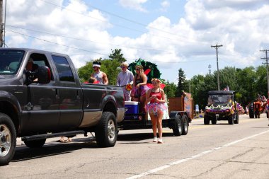 19 Temmuz 1917 'de, New Jersey' nin bağımsızlık gününün geçit töreni.
