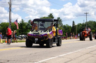 New York, New York / USA - Haziran 15, 2019: 0, 2 Haziran 'da Coney Adası geçit töreni