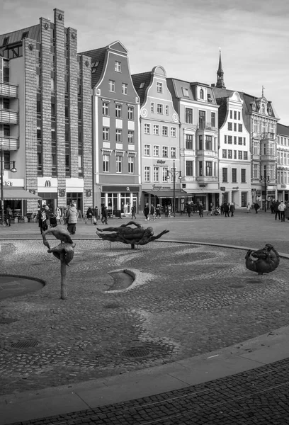 Rostock Eski Kasabası — Stok fotoğraf