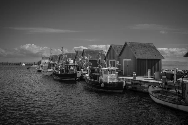 在Boltenhagen白色Wieck的渔港 — 图库照片