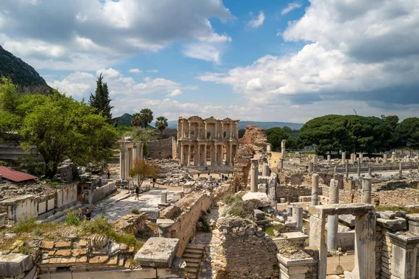 Die Antike Stadt Des Ephesus Der Türkei — Stockfoto