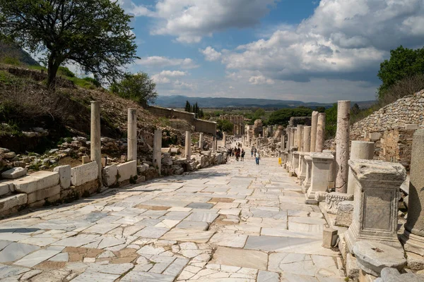 Die Antike Stadt Des Ephesus Der Türkei — Stockfoto