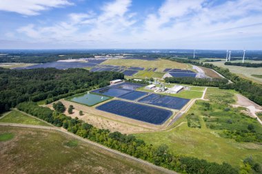 Kuzey Almanya 'da Mecklenburg-Batı Pomerania' daki Ihlenberg çöp sahası