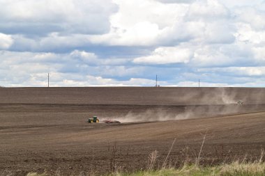 dikim için toprak hazırlama.