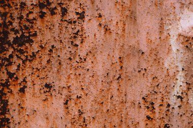 ağır paslı desenli metal arka plan levhası. Aşınmış doku. Yüksek kalite fotoğraf