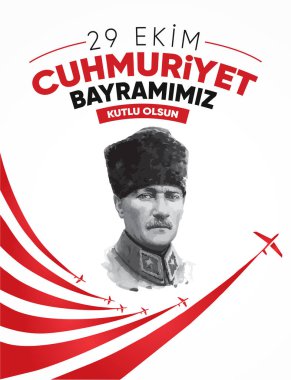 29 Ekim Cumhuriyet Bayrami Kutlu Olsun. Çeviri: 29 Ekim Cumhuriyet Günümüz kutlu olsun..