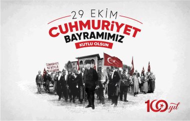 29 Ekim Cumhuriyet Bayrami Kutlu Olsun. Çeviri: 29 Ekim Cumhuriyet Günümüz kutlu olsun..