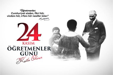 24 kasım, ogretmenler gunu kutlu olsun. Çeviri: Türk bayramı, 24 Kasım Öğretmenler Günü.