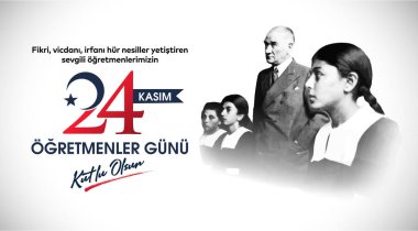 24 kasım, ogretmenler gunu kutlu olsun. Çeviri: Türk bayramı, 24 Kasım Öğretmenler Günü.