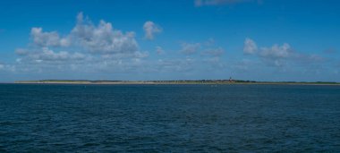 Hollanda, Ameland Adası, Wadden Deniz Adaları 'na ait. UNESCO Dünya Mirası Alanı.