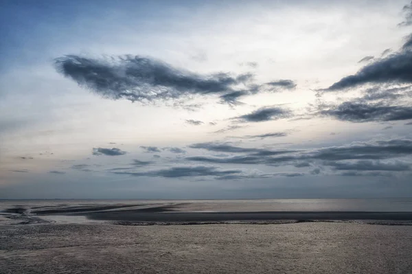 Шорелін Острова Амеланд Який Здіймається Над Водно Болотним Морем Розписаним — стокове фото
