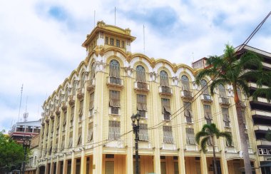 Tarihi sömürge tarzı bina, tarihi kasaba merkezi, Guayaquil, Guayas Eyaleti, Ekvador