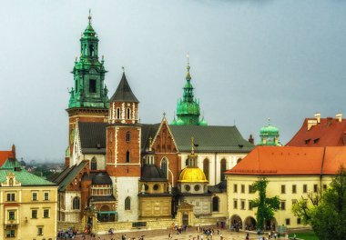 The Wawel castle complex (the ancient seat of Polish kings), Krakow, Poland