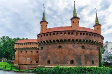 Barbican is a historical and architectural monument in Krakow, Poland