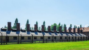 Auschwitz, Poland - 15 August 2022: Auschwitz German Nazi Concentration and Extermination Camp
