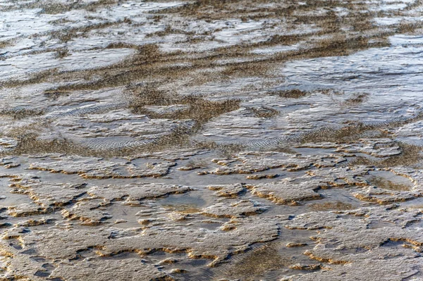 ワデン海の泥のフラット 干潮時のユネスコ世界遺産 オランダのアメリカ — ストック写真