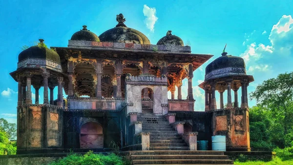 Templo Arqueado Ranthambore Fort Rajastán India — Foto de Stock
