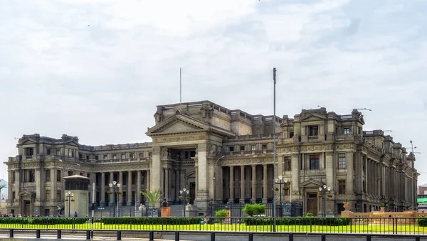 Παλάτι Της Δικαιοσύνης Ανώτατο Δικαστήριο Του Περού Στη Λίμα — Φωτογραφία Αρχείου